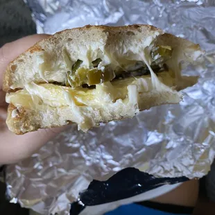 Jalapeño, egg and plain schmear! So good! (I order the My Favorite but sub egg for the ham)