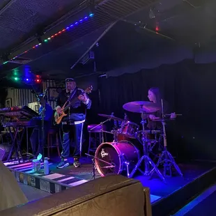 View with the band