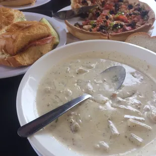 Can't  go wrong with the homemade potato soup.