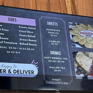 Menu as of April 8, 2024. 4 of 4