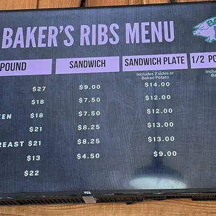 Menu as of April 8, 2024. 3 of 4