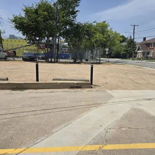 Parking lot convenient to front entrance