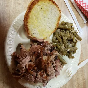 It is awesome pulled pork sandwich and cherry fries pie.. keep it up