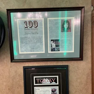 a picture of the 100th anniversary of the restaurant