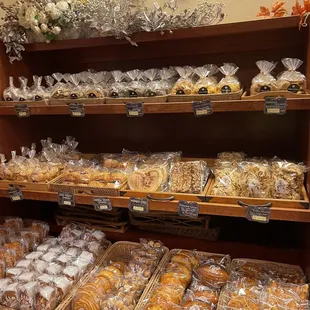 Assorted selection of sweet and savory baked goods!