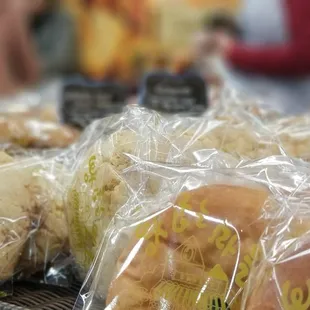 a variety of baked goods