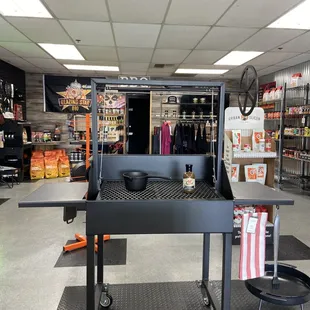 the inside of a store