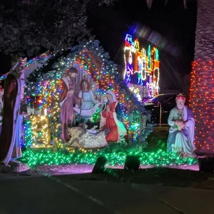 Virgin Mary and baby jesus