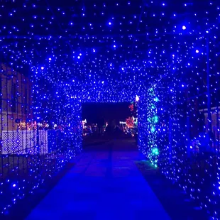 Light Tunnel by the entrance