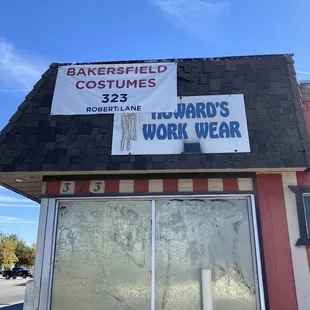 Side of building with parking