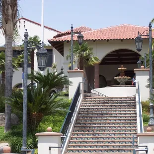 stairs leading to the entrance