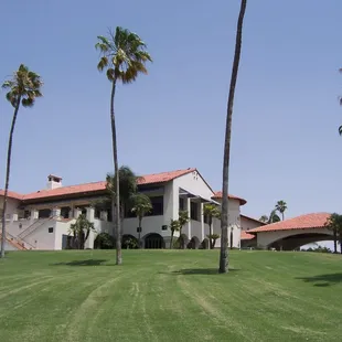 the front of the house