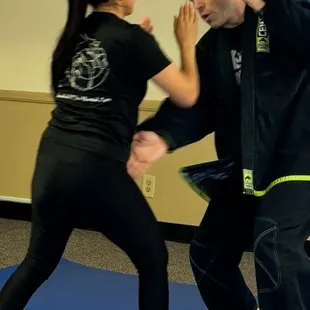 Owner's Gloriela and David Woods in action!