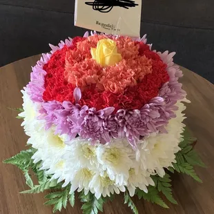 Cake bouquet for Moms bday