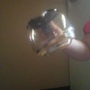 dirty coffee pot. was like that when we checked in