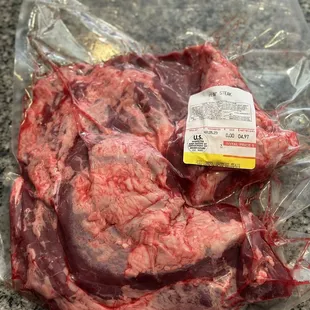 Skirt steak the best quality i've had!! From here every single thing i've gotten has been of outstanding quality! You guys ROCK!!!