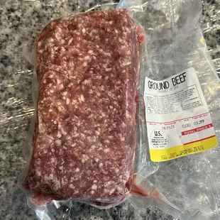 The best ground beef!! Not too lean not too fatty just right and flavor so good i could eat it out of the pan for din din and be happy!