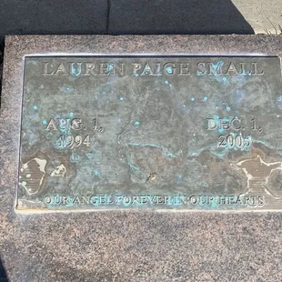 Lauren Small headstone