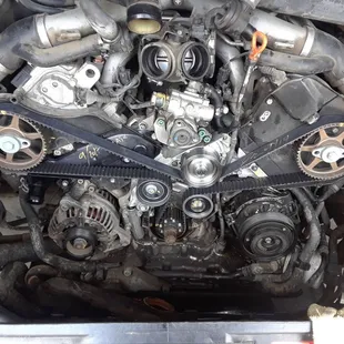 06 AUDI A6 QUATRO COOLANT  SYSTEM AND TIMING KIT REPLACEMENT