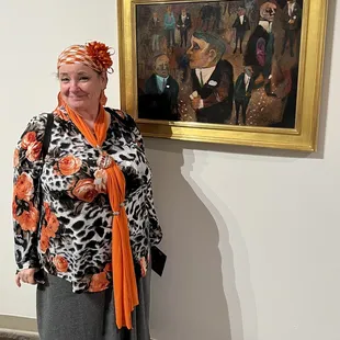 Bakersfield Museum of Art: Exploring The Figure; Selection from the BMoA permanent collection. This is by William Cooper.