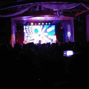 Seat R-13.  Aisle in front of the soundboard.  Dancing room if it's a sedate crowd.