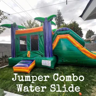 Jumper/slide combo both dry or water slide attachments $180/day