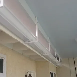 These are our brackets that raise your patio