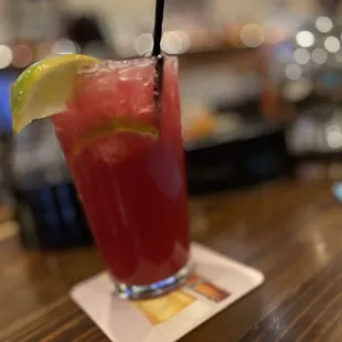 Wild berry margarita, try it .