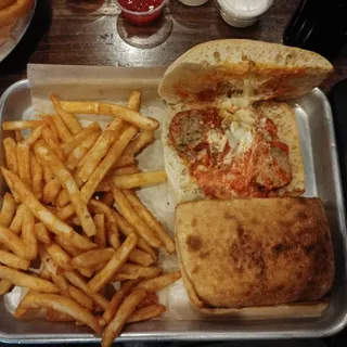 Spicy Meatball Sandwich