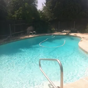 One of our service pools for 11 years. Never been drained.