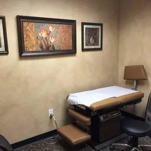 Inside the exam room