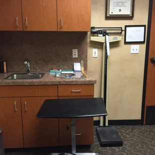 Inside the exam room