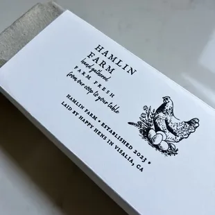 Custom egg carton stamp