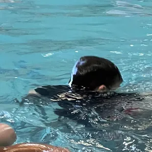 His fav place to be... Under the water.