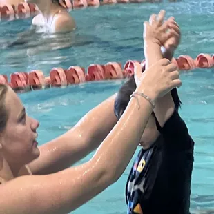 A different style of swimming