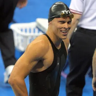 Gabe Woodward. Owner &amp; Olympic swimmer. swimming world image.