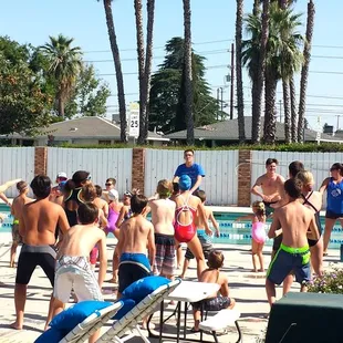 Swim Team warm ups 2018