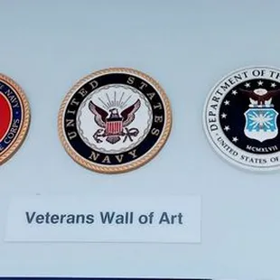 Veterans Art Wall. We need to add more
