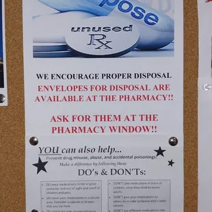 If you have meds to properly dispose of