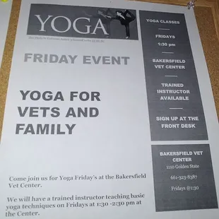 Yoga for Vets
