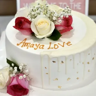 This was my cake, they did such a beautiful job!
