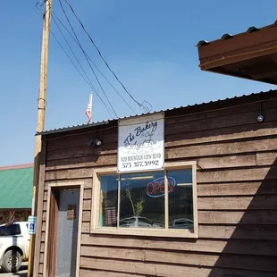 the outside of the building