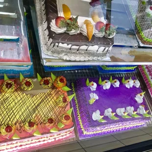 Beautiful and vibrantly decorated pasteles! Usually someone is picking up one whenever I visit.