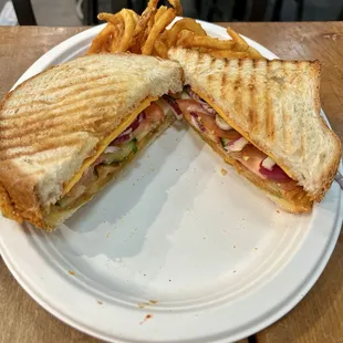 Mumbai Vegetable Sandwich... a delightful combination of assorted vegetables nestled between slices of bread. Packed full of flavor!