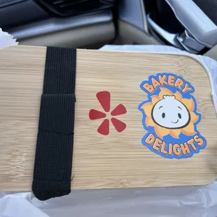 Cute free Yelp &amp; Bakery Delights bento box