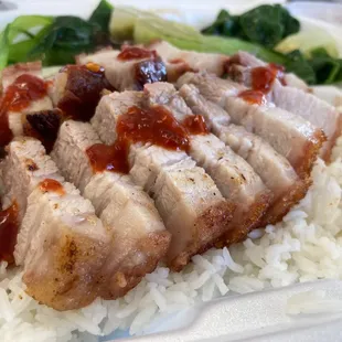 Crispy roasted pork belly!!