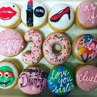 donuts, food, dough desserts