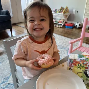 Strawberry coconut donut was a winner!