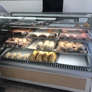 Conchas, piña empanada, and a bunch of other yummy looking pastries