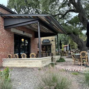 Even more outside seating